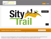 Tablet Screenshot of company.geolives.com